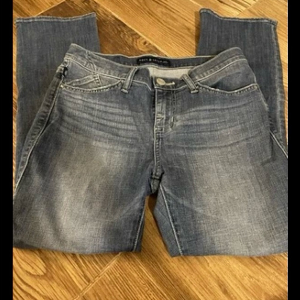 Rock & Republic Denim Blue Straight Leg Jeans- Kendall size 8